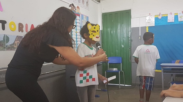 Cada sala desenvolve uma ação diferente. Foto: Arquivo da Escola 